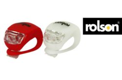 Rolson 2 Piece Silicone Bike Light